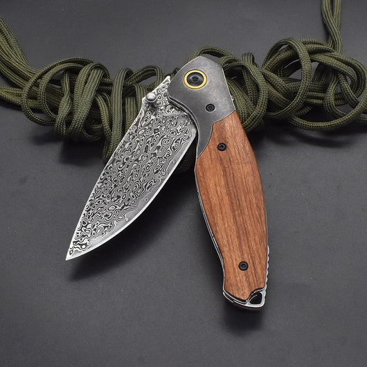 Cuchillo Táctico Plegable de Alta Dureza para Rescate y Aventura - Image 3