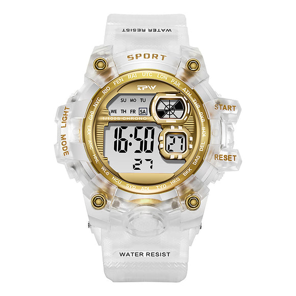 Reloj Electrónico para Niñas Impermeable con Cierre de Botón - Casual y Moderno