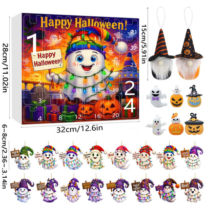 Adorno Navideño Muñeca Fantasma Calabaza en Caja Sorpresa - Image 15
