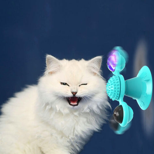 Juguete Interactivo para Gatos con Catnip, Luz LED y Ventosa - Image 2