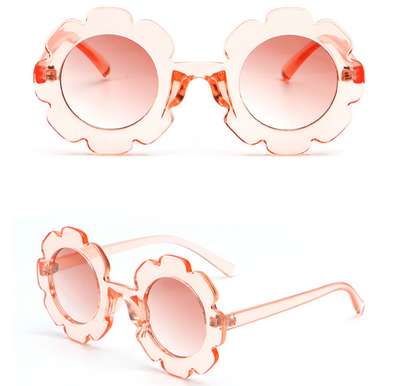 Gafas de sol infantiles marco redondo con flores - Diseño personalizado para niñas - Image 8