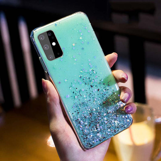 Funda Samsung con Degradado de Estrellas Rosa - Image 7
