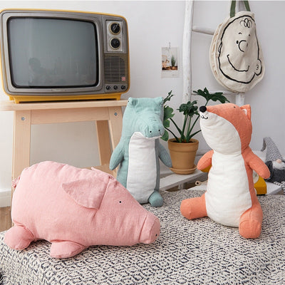Almohada Peluche Animal de Ramio para Decoración Infantil - Image 6