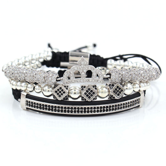 Pulsera Triangular Corona Delicada - Image 19