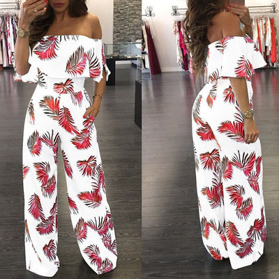 Jumpsuit Holgado con Cuello Volante y Estampado de Letras - Image 6