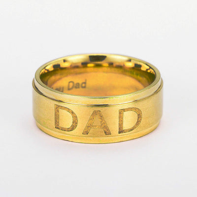 Anillo Sello de Titanio con Inicial Personalizada - Image 6