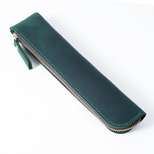 Estuche Portalápices de Cuero Genuino Estilo Retro - Image 8