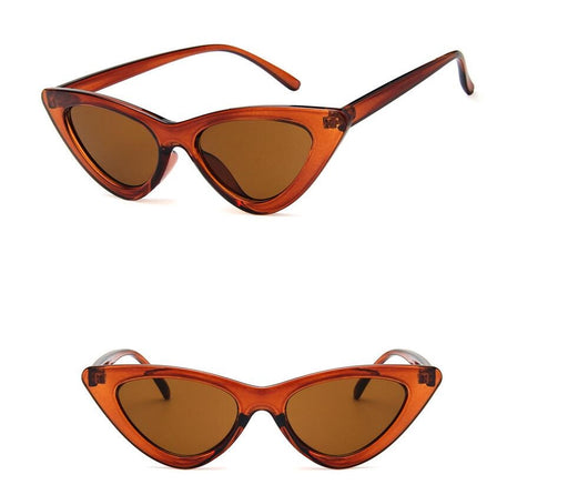 Retro cat-eye sunglasses with a tortoiseshell frame and dark lenses, ideal for a stylish, vintage look. - Image 13
