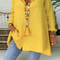 Blusa Suelta Elegante de Manga Larga