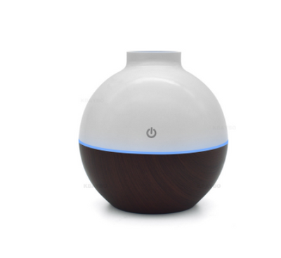 Humidificador Silencioso de Escritorio con Diseño Veta de Madera