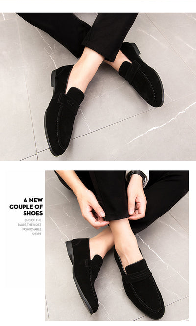 Zapatos Casuales de Ante para Hombre - Slip-on Cómodos de Cuero - Image 15