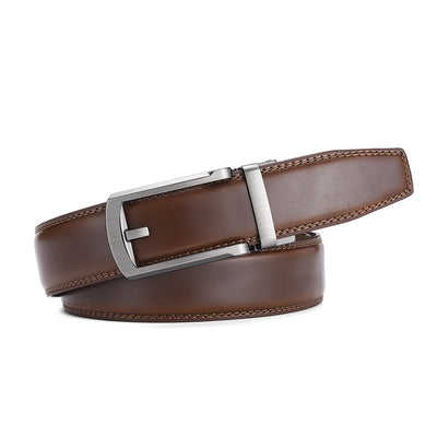Cinturón de Cuero Genuino para Hombre con Hebilla Automática - Image 5