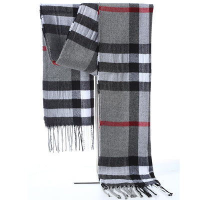 Pañoleta de Cachemira Escocesa para Mujer - Abrigo Elegante y Cálido - Image 14