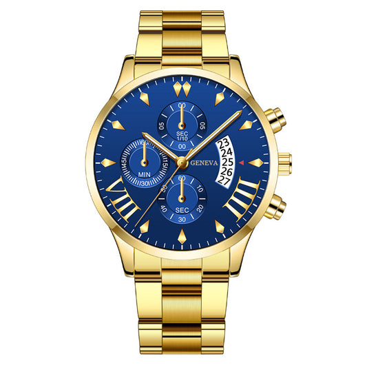 Reloj de Pulsera para Hombre con Calendario y Correa de Acero - Image 9