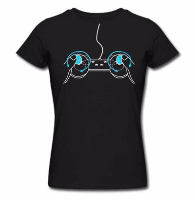 Playera Mujer Manga Corta con Estampado Eléctrico Divertido - Image 11