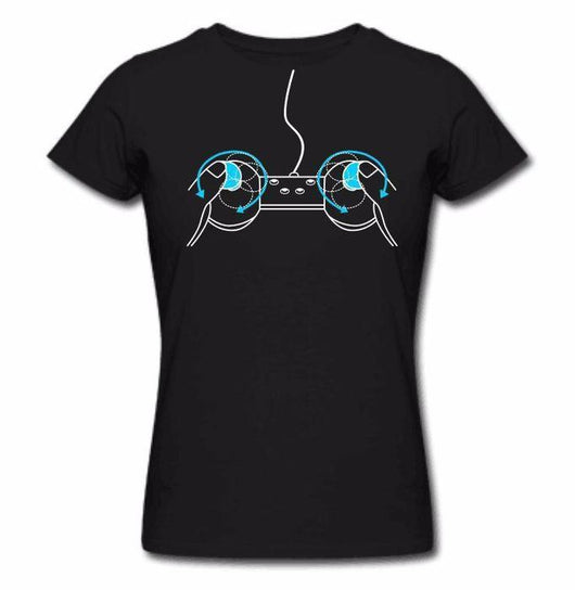 Playera Mujer Manga Corta con Estampado Eléctrico Divertido - Image 11