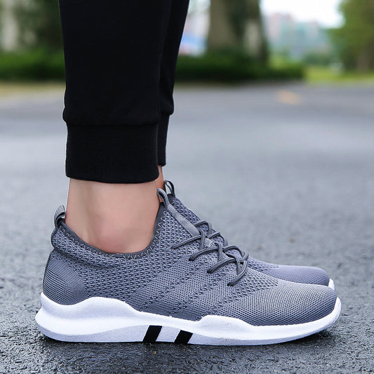 Zapatillas Deportivas Tejidas Coreanas Transpirables para Hombre - Image 2