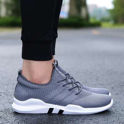 Zapatillas Deportivas Tejidas Coreanas Transpirables para Hombre - Image 2