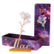 Conjunto de Rosas Doradas Luminosas 24K