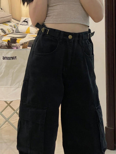Jeans Rectos Retro con Dobladillo Mop - Image 11