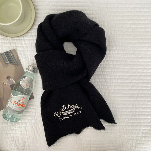 Bufanda Estilo Preppy de Cashmira Artificial para Mujer - Image 18