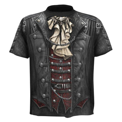 Camiseta Manga Corta Talla Grande con Estampado Digital 3D - Image 4