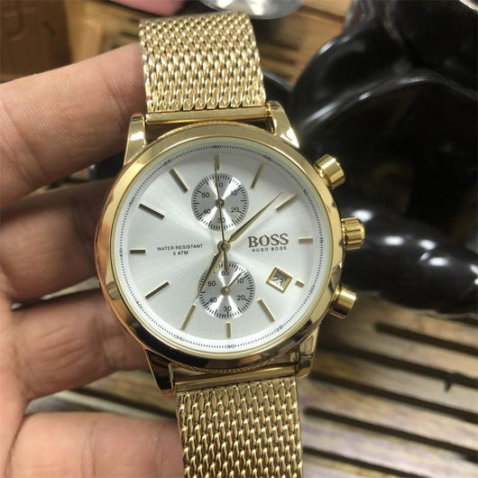Reloj de Hombre con Malla y Movimiento Quartz de 5 Agujas - Image 23