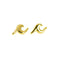 Shining Star Tassel Earrings Back Hanging Exquisite Earrings Dorado B