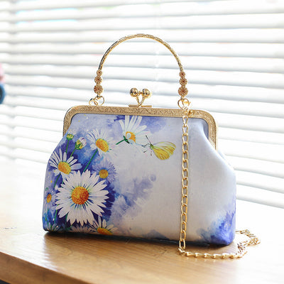 Bolso Bandolera Retro Estilo Cheongsam de Un Hombro - Image 10