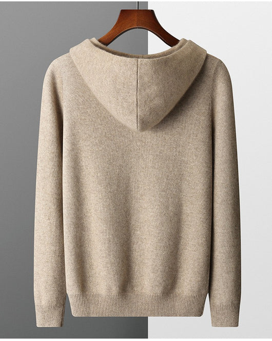 Sudadera con Capucha de Cachemira Tejida para Hombre - Image 15