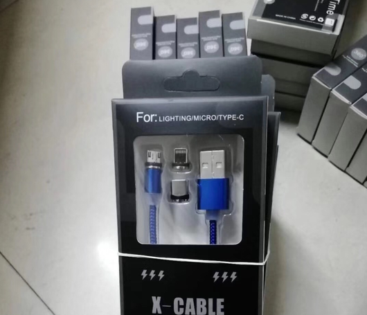 Cable de Carga Magnético Triple Conector USB-C para Android - Image 3