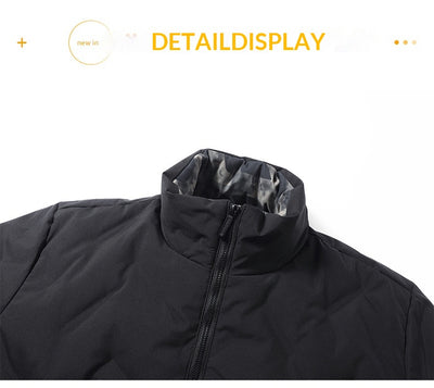 Chaqueta de Plumas para Hombre: Abrigo Grueso Impermeable y Térmico - Image 11