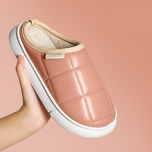 Pantuflas Térmicas para Pareja con Suela Gruesa y Felpa Suave