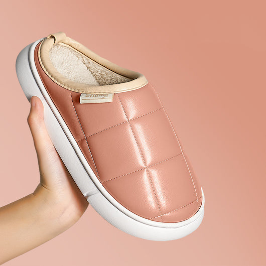 Pantuflas Térmicas para Pareja con Suela Gruesa y Felpa Suave