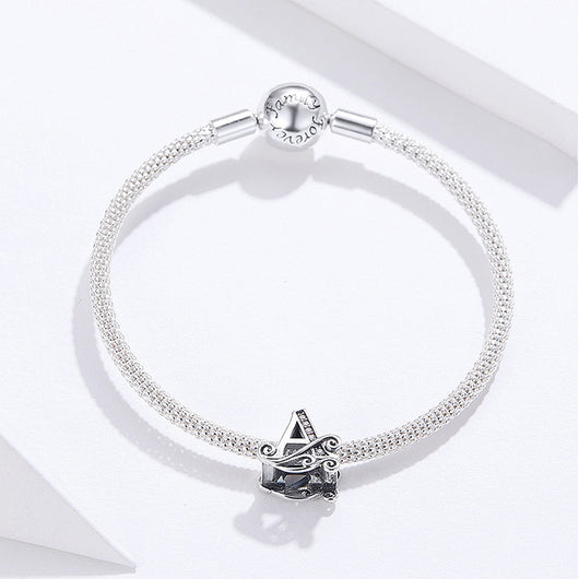 Pulsera de Plata Esterlina con Letras Personalizadas - Image 3