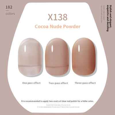 Esmalte UV Nude Transparente Cherry Red White - Image 9