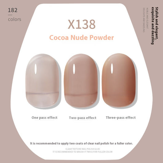 Esmalte UV Nude Transparente Cherry Red White - Image 9
