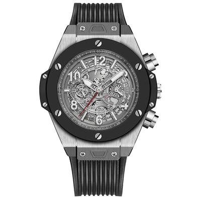 Reloj Mecánico Automático con Diseño Hueco de Silicona - Image 12