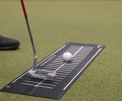 Tapete de Práctica de Golf con Guía de Trayectoria para Putting - Image 9