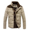 Parka Casual para Hombre: Abrigo Térmico y Cortavientos