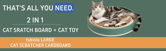 Rascador Grande de Cartón para Gatos con Juguetes - Protector de Muebles - Image 11