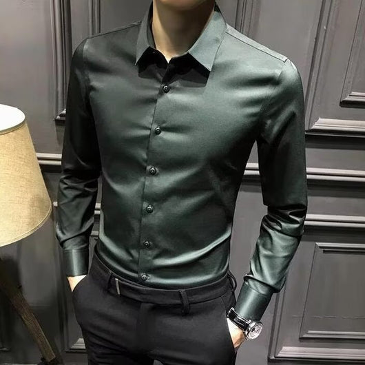Camisa Business Casual de Manga Larga para Hombre - Image 2