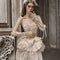Manguitos Ajustables Estilo Rococo Ballet Francés con Correas