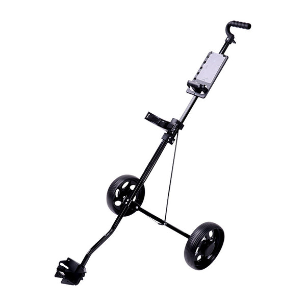 Carrito de Golf Plegable de Dos Ruedas con Estructura de Hierro