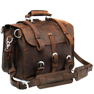 Bolsa de Viaje en Cuero Crazy Horse