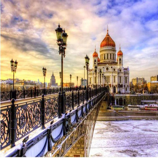 Pintura de Diamantes 5D - Puente de la Catedral