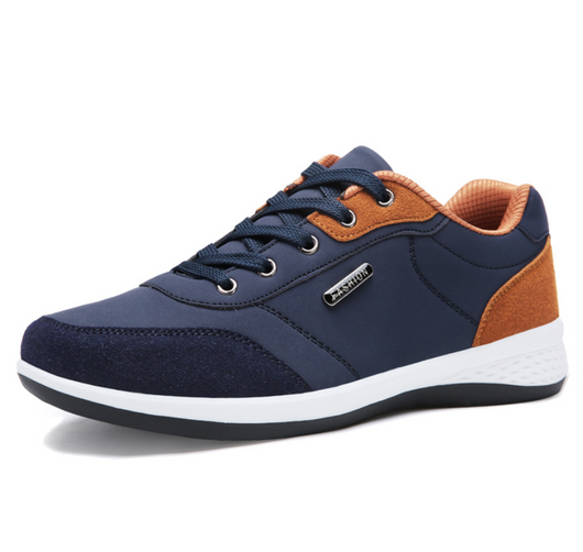 Zapatos Deportivos Casuales para Hombre - Zapatillas de Cuero Microfibra con Cordones Otoño - Image 6