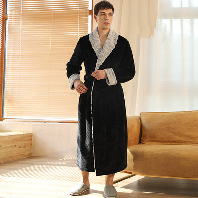 Pijama de Franela Acolchada para Parejas - Diseño Piña Moderno - Image 3