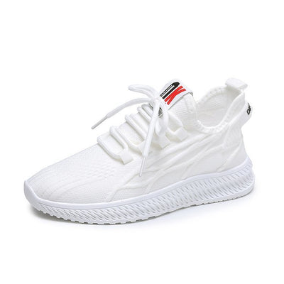 Tenis Plataforma Alta Negros y Blancos - Zapatillas Vulcanizadas Transpirables - Image 5