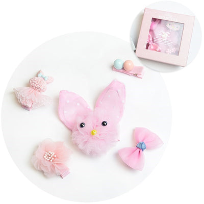 Set de Accesorios para el Cabello Infantil con Tarjetas Decorativas